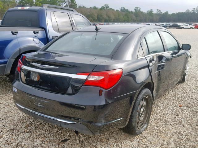 1C3CCBAB3EN122060 - 2014 CHRYSLER 200 LX BLACK photo 4