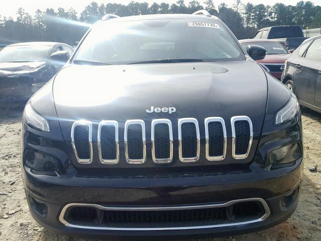 1C4PJMDB5HW512053 - 2017 JEEP CHEROKEE L BLACK photo 10