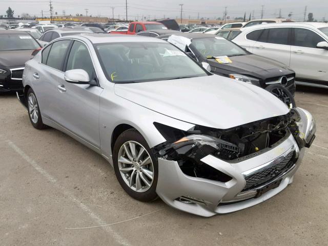 JN1BV7AP8EM687360 - 2014 INFINITI Q50 BASE SILVER photo 1