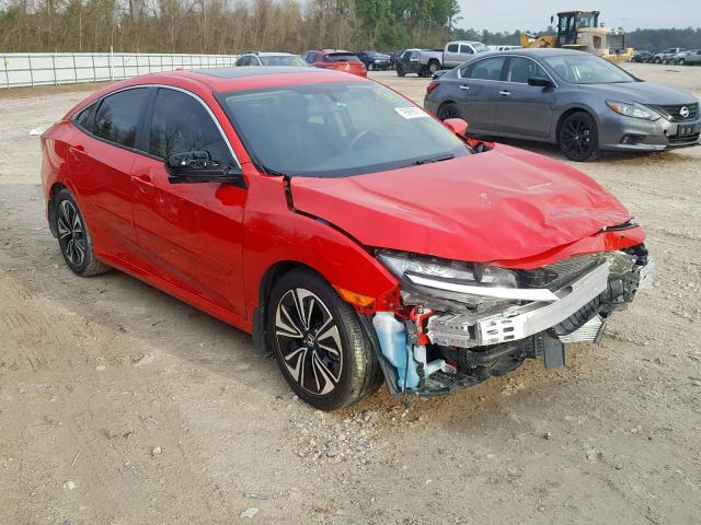 2HGFC1F36JH642066 - 2018 HONDA CIVIC EX RED photo 1