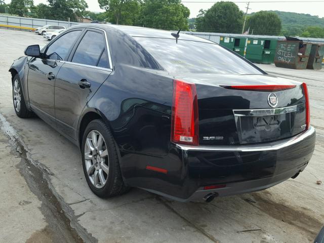 1G6DV57V880203668 - 2008 CADILLAC CTS HI FEA BLACK photo 3