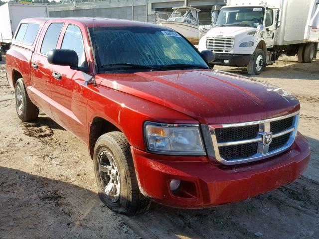 1D7HE48N18S571918 - 2008 DODGE DAKOTA QUA RED photo 1