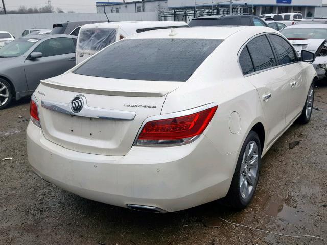 1G4GF5G39CF240459 - 2012 BUICK LACROSSE P WHITE photo 4