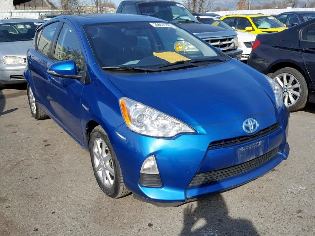 JTDKDTB3XC1017781 - 2012 TOYOTA PRIUS C BLUE photo 1