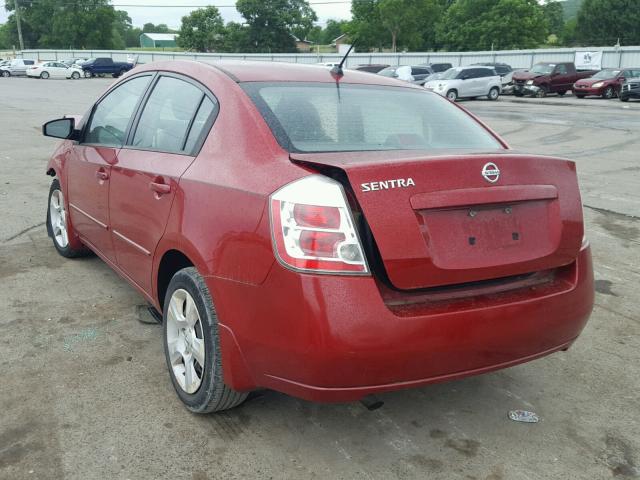 3N1AB61E99L633966 - 2009 NISSAN SENTRA 2.0 MAROON photo 3