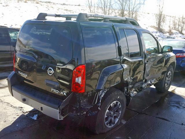 5N1AN0NW5FN660254 - 2015 NISSAN XTERRA X BLACK photo 4