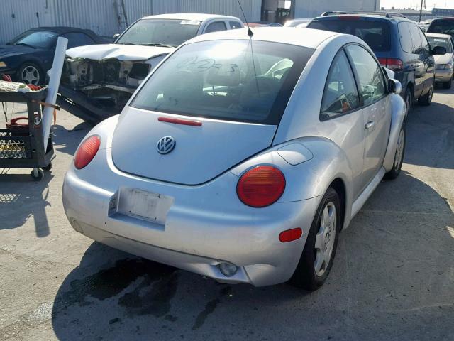 3VWCK21C31M426613 - 2001 VOLKSWAGEN NEW BEETLE Gümüş foto 4