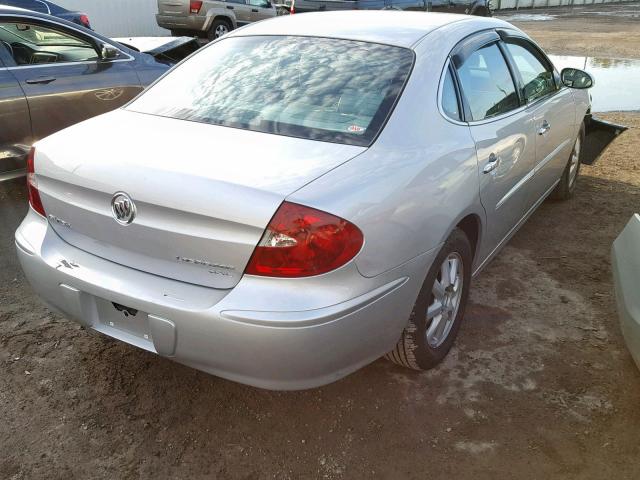 2G4WD562051201540 - 2005 BUICK LACROSSE C SILVER photo 4