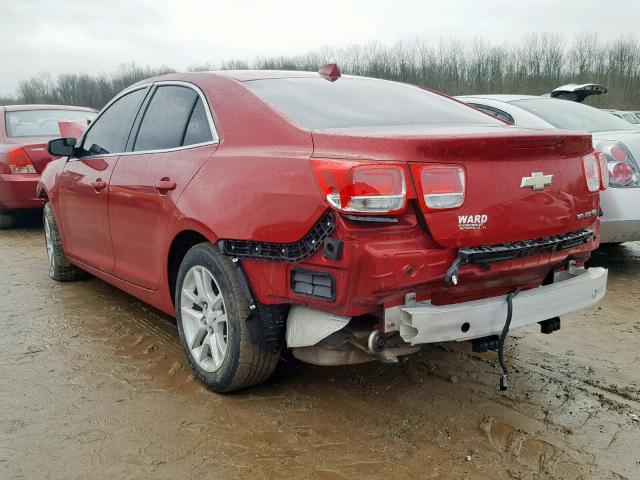 1G11D5RR9DF104389 - 2013 CHEVROLET MALIBU 1LT 红色 照片 3