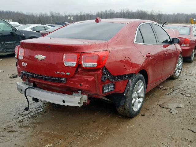 1G11D5RR9DF104389 - 2013 CHEVROLET MALIBU 1LT 红色 照片 4