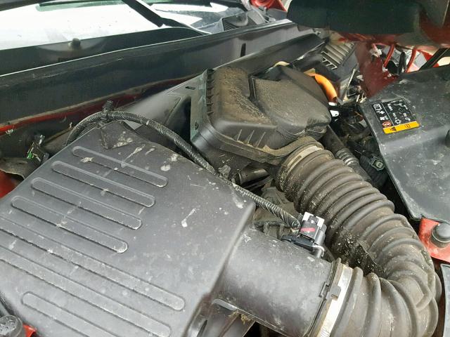 1G11D5RR9DF104389 - 2013 CHEVROLET MALIBU 1LT 红色 照片 9