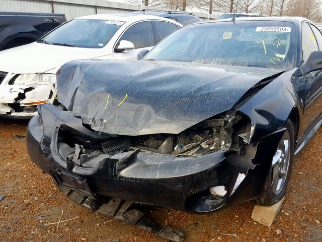 2G2WR524841333851 - 2004 PONTIAC GRAND PRIX BLACK photo 10