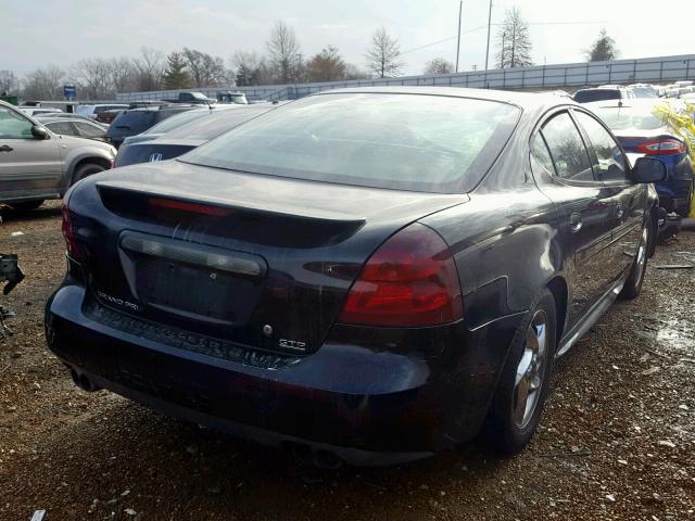 2G2WR524841333851 - 2004 PONTIAC GRAND PRIX BLACK photo 4