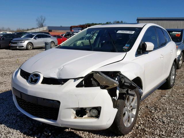 JM3ER293770139600 - 2007 MAZDA CX-7 WHITE photo 2