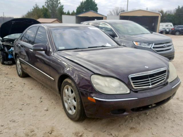 WDBNG70J51A183070 - 2001 MERCEDES-BENZ S 430 MAROON photo 1