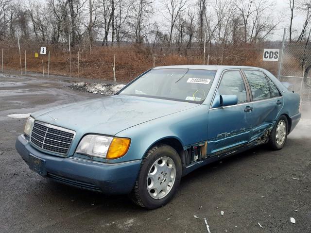 WDBCA3909GA267786 - 1986 MERCEDES-BENZ 560 SEL BLUE photo 2