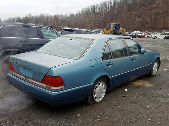 WDBCA3909GA267786 - 1986 MERCEDES-BENZ 560 SEL BLUE photo 4