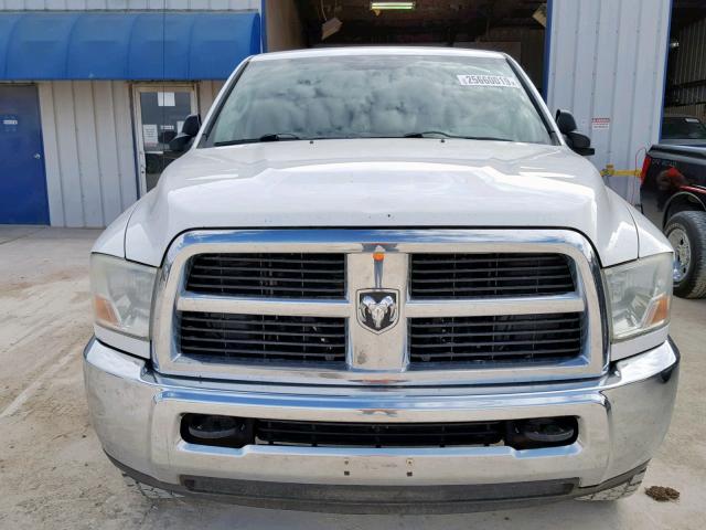 3C6TD5HT8CG199903 - 2012 DODGE RAM 2500 S WHITE photo 9