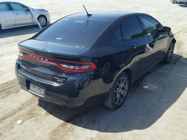 1C3CDFBB8ED677420 - 2014 DODGE DART SXT BLACK photo 4