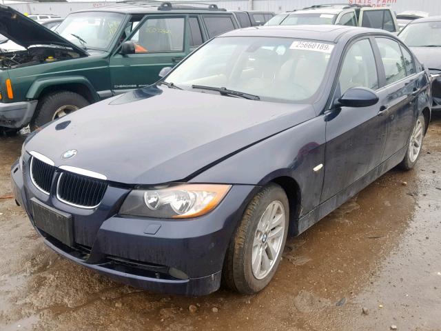 WBAVC93527K032324 - 2007 BMW 328 XI BLUE photo 2