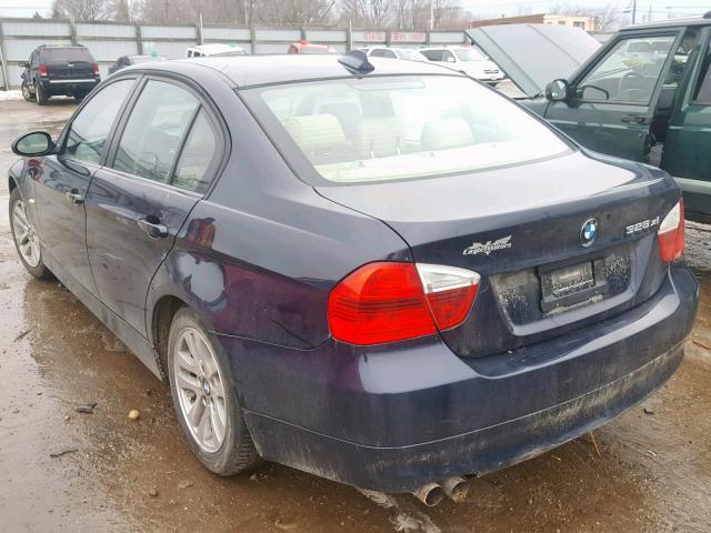 WBAVC93527K032324 - 2007 BMW 328 XI BLUE photo 3