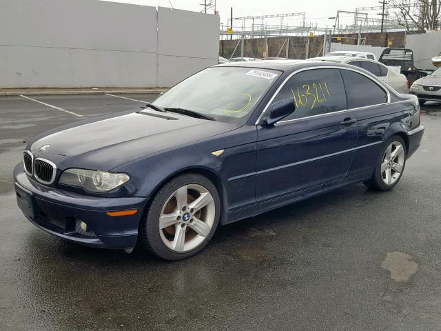 WBABD33424PL05684 - 2004 BMW 325 CI BLUE photo 2