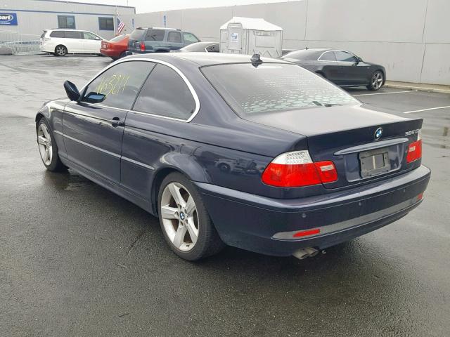 WBABD33424PL05684 - 2004 BMW 325 CI BLUE photo 3