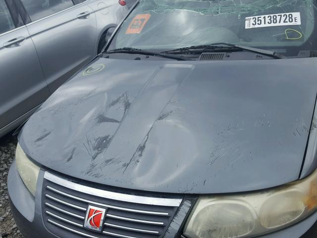 1G8AJ52F35Z146566 - 2005 SATURN ION LEVEL GRAY photo 7