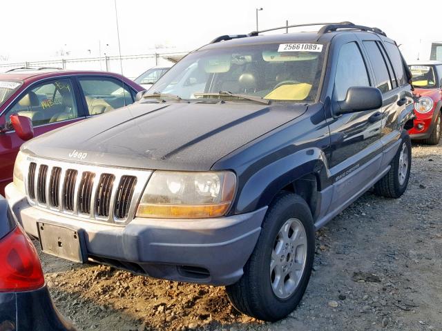 1J4GW58NXXC736859 - 1999 JEEP GRAND CHER GRAY photo 2