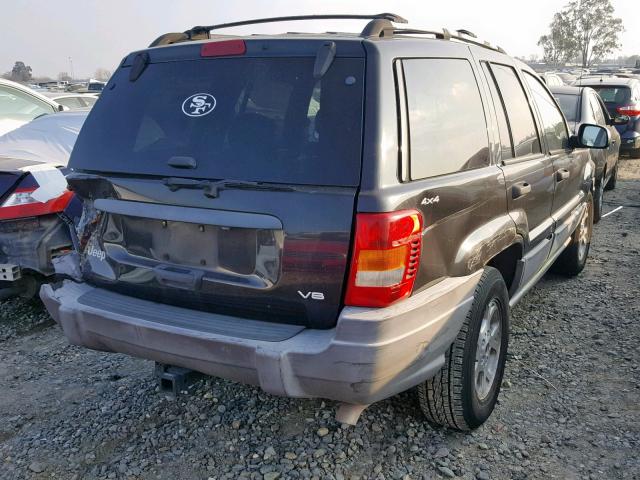 1J4GW58NXXC736859 - 1999 JEEP GRAND CHER GRAY photo 4