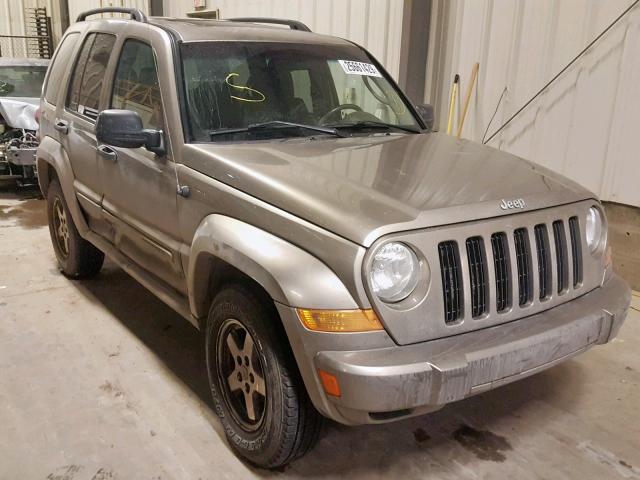 1J4GL38K35W686627 - 2005 JEEP LIBERTY RE GRAY photo 1