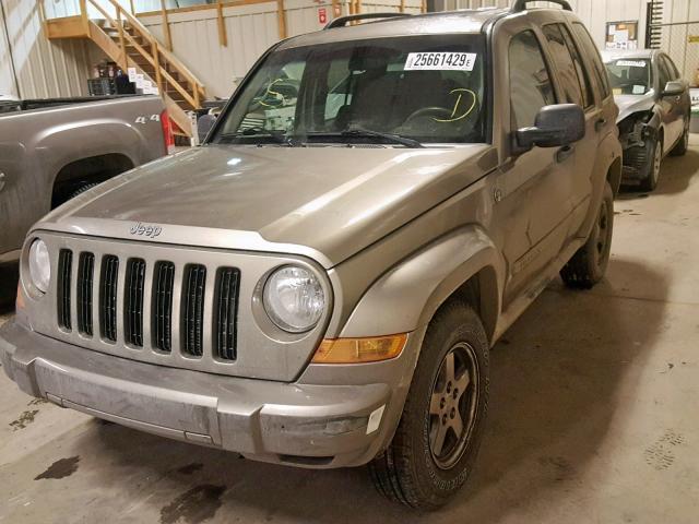 1J4GL38K35W686627 - 2005 JEEP LIBERTY RE GRAY photo 2