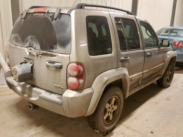 1J4GL38K35W686627 - 2005 JEEP LIBERTY RE GRAY photo 4