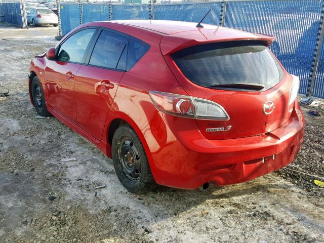 JM1BL1H59A1324419 - 2010 MAZDA 3 S RED photo 3