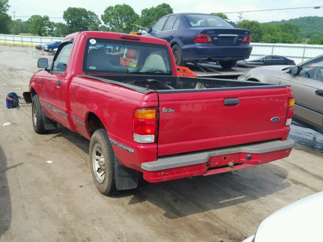 1FTYR10C6XPB52245 - 1999 FORD RANGER RED photo 3