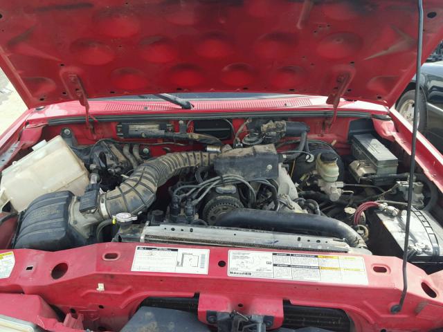 1FTYR10C6XPB52245 - 1999 FORD RANGER RED photo 7
