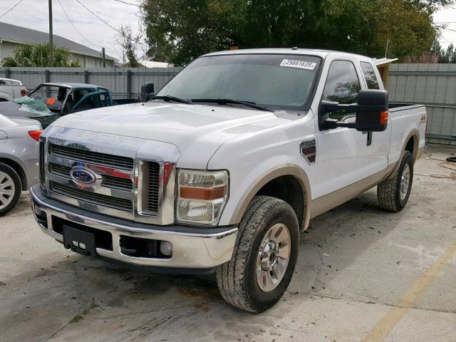 1FTSX21R48EB83480 - 2008 FORD F250 SUPER WHITE photo 2