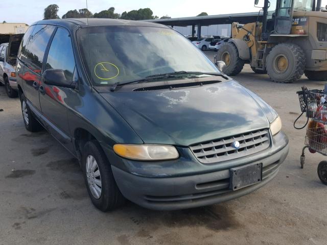 2P4FP25B6XR208214 - 1999 PLYMOUTH VOYAGER GREEN photo 1