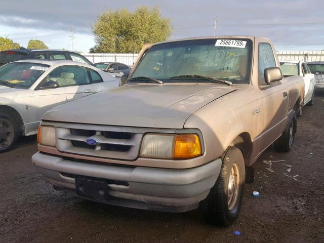 1FTCR10A1TUB60581 - 1996 FORD RANGER TAN photo 2