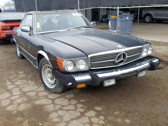 WDBBA45A5EA013812 - 1984 MERCEDES-BENZ 380 SL BLACK photo 1