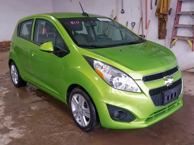 KL8CB6S92FC801521 - 2015 CHEVROLET SPARK LS GREEN photo 1