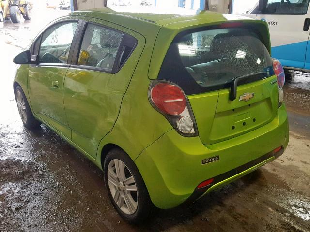 KL8CB6S92FC801521 - 2015 CHEVROLET SPARK LS GREEN photo 3