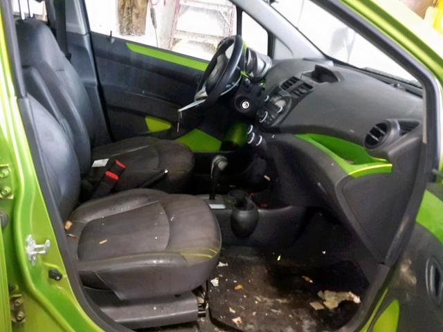 KL8CB6S92FC801521 - 2015 CHEVROLET SPARK LS GREEN photo 5