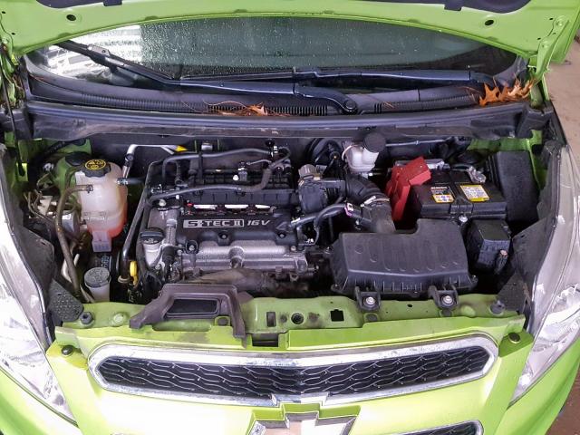 KL8CB6S92FC801521 - 2015 CHEVROLET SPARK LS GREEN photo 7