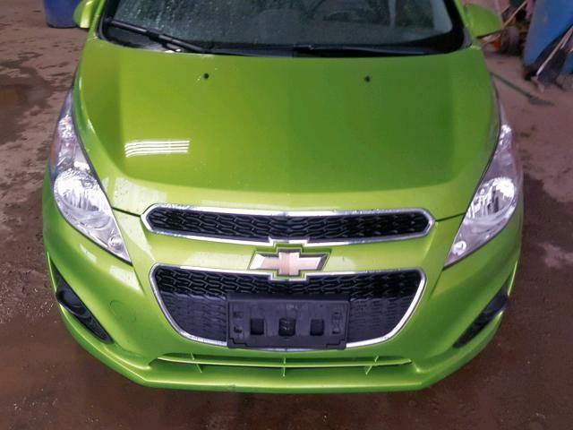 KL8CB6S92FC801521 - 2015 CHEVROLET SPARK LS GREEN photo 9