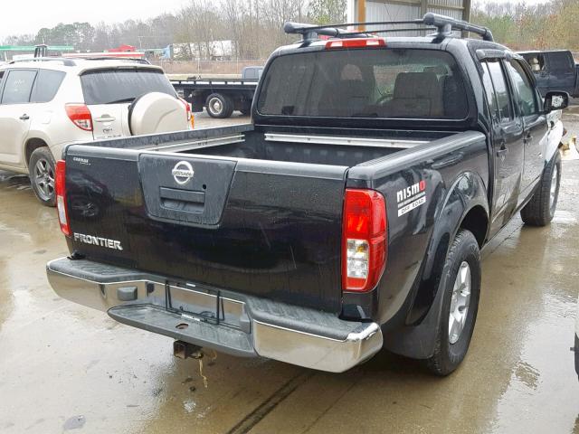 1N6AD07U15C421696 - 2005 NISSAN FRONTIER C BLACK photo 4