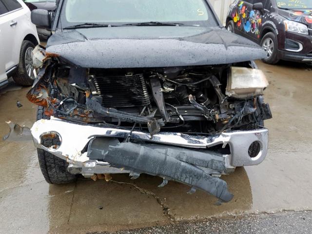 1N6AD07U15C421696 - 2005 NISSAN FRONTIER C BLACK photo 9