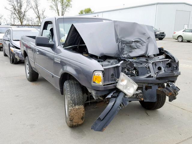 1FTYR10D27PA32614 - 2007 FORD RANGER GRAY photo 1