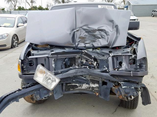 1FTYR10D27PA32614 - 2007 FORD RANGER GRAY photo 7