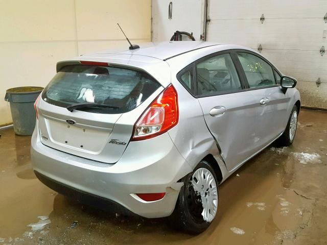 3FADP4TJ6EM241483 - 2014 FORD FIESTA S SILVER photo 4